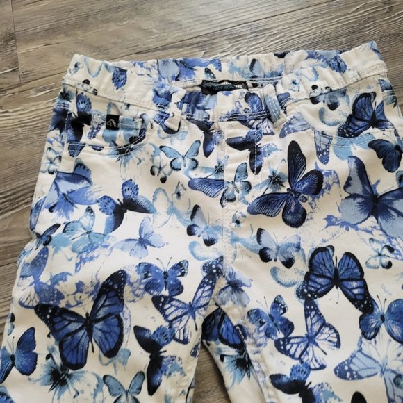 Girls Jordache Butterfly Crop Jeggings - Picture 2 of 5